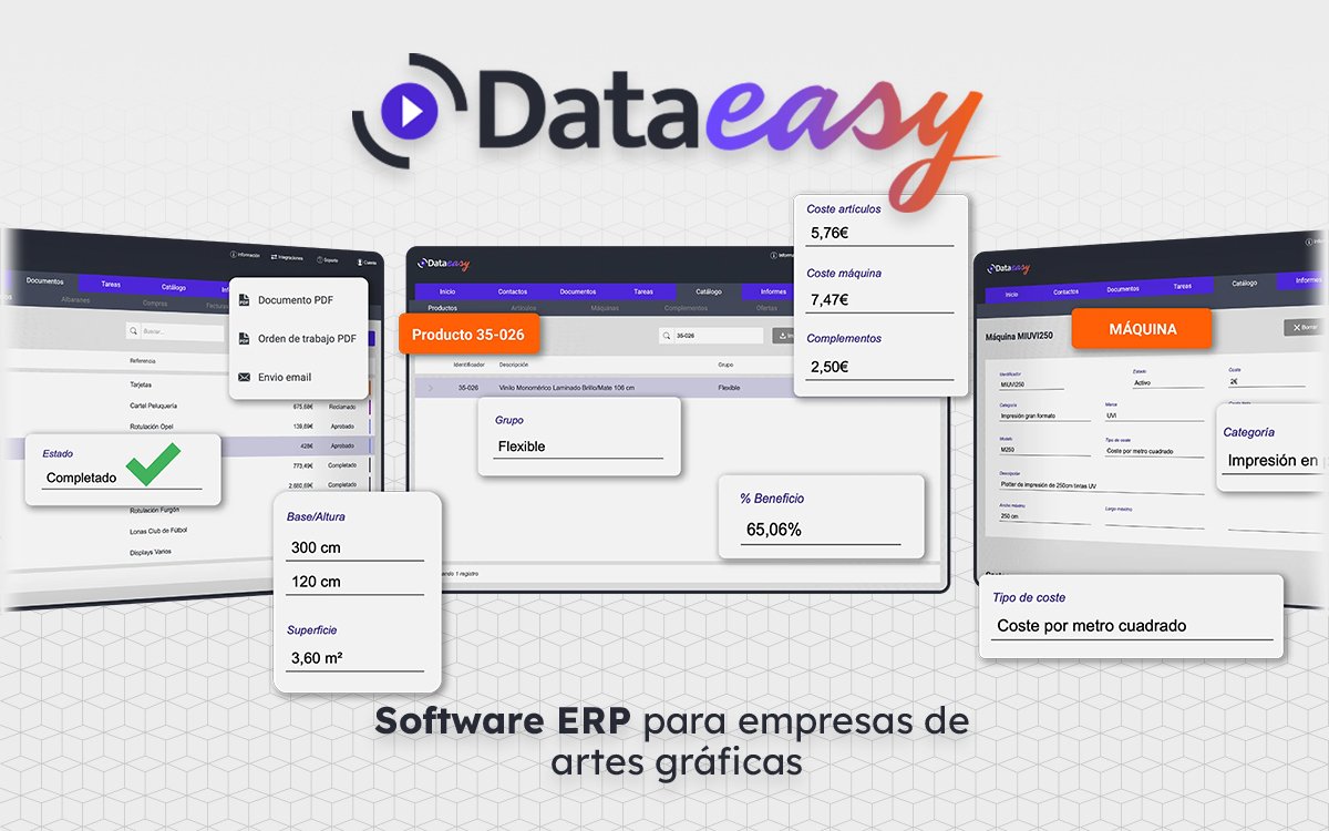 DataEasy Ink, el software de gestión gráfica que revoluciona la productividad