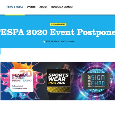 Se pospone Fespa 2020