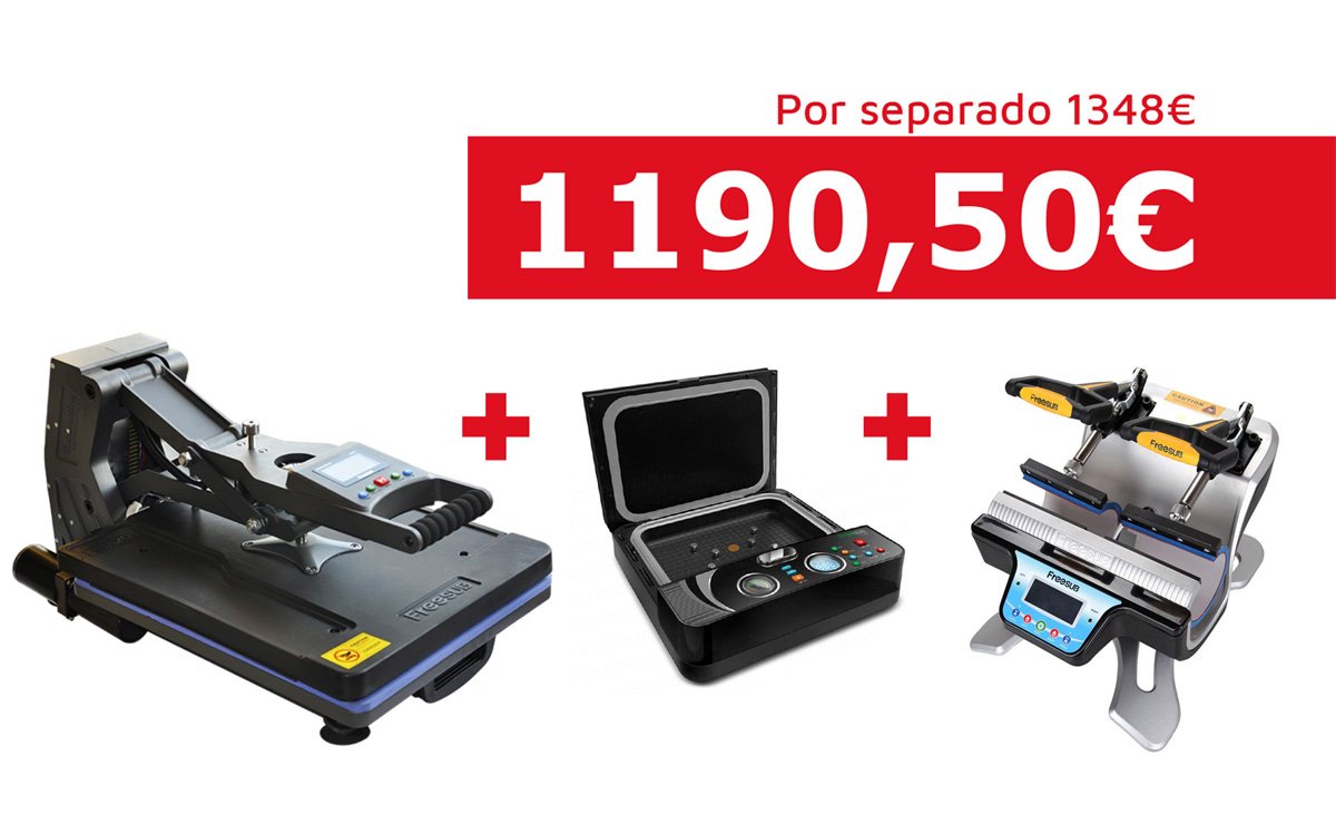 Oferta en plancha térmica hidráulica y equipamiento profesional