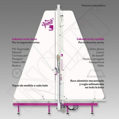 Inglet Verdi Twin Cortadora Vertical