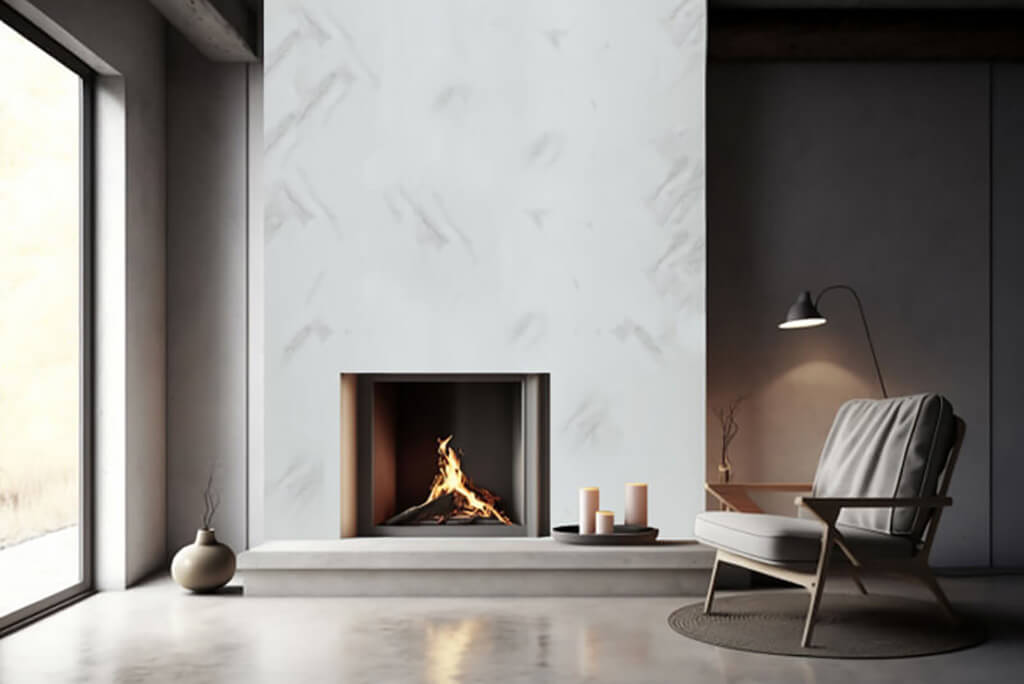 Reflectiv Revestimiento Adhesivo Marmol Blanco MAR B01 - 1,22m