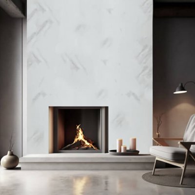 Reflectiv Revestimiento Adhesivo Marmol Blanco MAR B01 - 1,22m